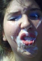 Сперма наполняет рты и пачкает лица красивых телок 23 фото Сперма наполняет рты и пачкает лица красивых телок 23 фото