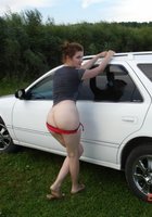 Рыжая мамка гордится своей аппетитной жопой 3 фото Рыжая мамка гордится своей аппетитной жопой 3 фото