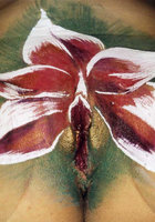 Необычный боди арт на вагине и попе 2 фото Необычный боди арт на вагине и попе 2 фото